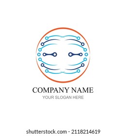 technology logo vector illustration design template  - vector