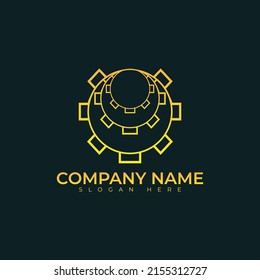 Technology logo vector illustration design
