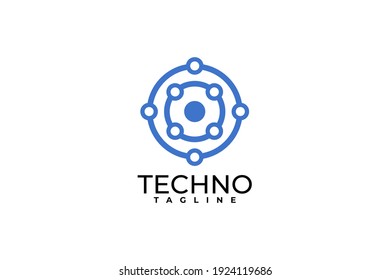 Technology Logo Vector Science Symbol Stock Vector (Royalty Free ...