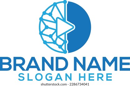 technology logo for video company