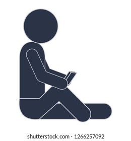technology man with smartphone