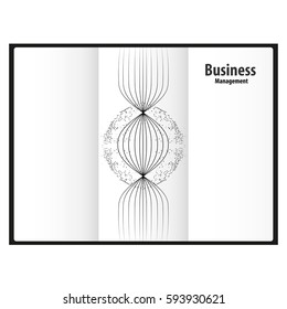 Technology management triptych design for business