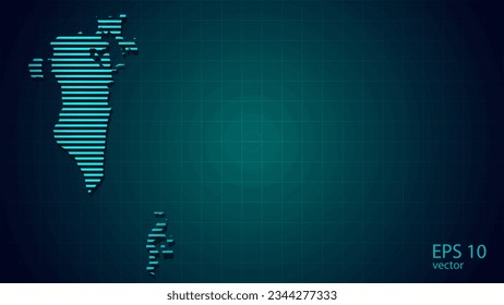technology map of bahrain connection futuristic modern website background or cover page .