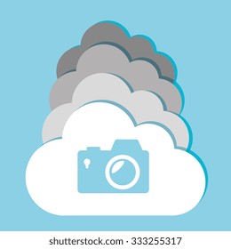 Technology media and communication graphic design, vector illustration.