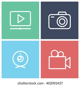 Technology Media Icons