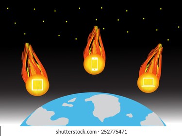 Technology meteor will be own's the earth