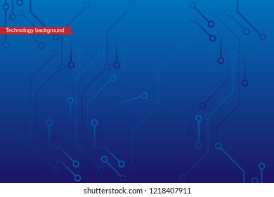 Technology micro scheme pattern vector background