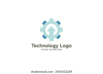 Technology minimalist logo for company