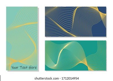 Technology or modern abstract composition. Text frame surface. Cool gradients.