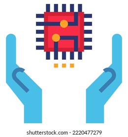 tecnología concepto moderno ui ux icono para sitio web, aplicación, presentación, volante, folleto, etc.