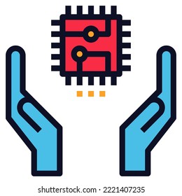 Technologie modernes Konzept ui ux Icon für Website, App, Präsentation, Flyer, Broschüre etc.