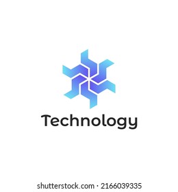 logotipo de color moderno gradiente
