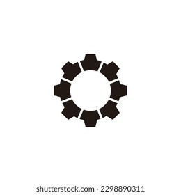 Technology, modern, tool geometric symbol simple logo vector