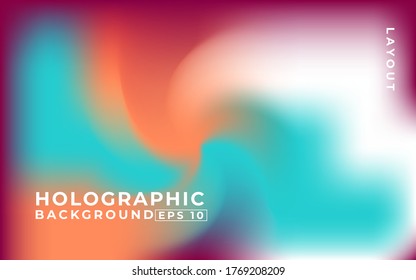 Technology Motion. Holographic background. Graphic Vector Pattern. Fluid Stripes. Flow Shapes Illustration. Abstract Flow Banner. Blue Fluid Stripes. Creative Website. landing page