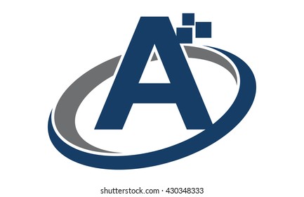 Technology Motion Synergy Letter A