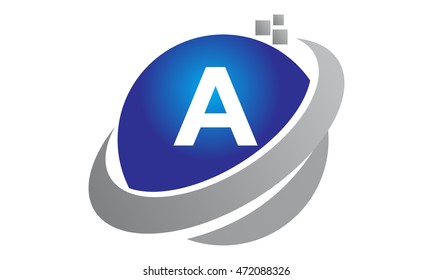 Technology Motion Synergy Letter A