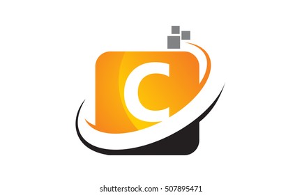 Technology Motion Synergy Letter C