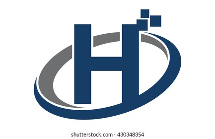 Technology Motion Synergy Letter H
