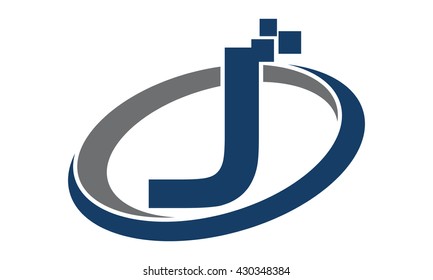Technology Motion Synergy Letter J