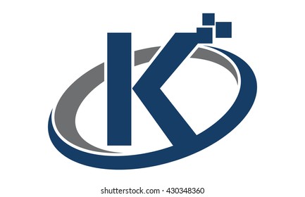 Technology Motion Synergy Letter K