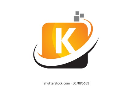 Technology Motion Synergy Letter K