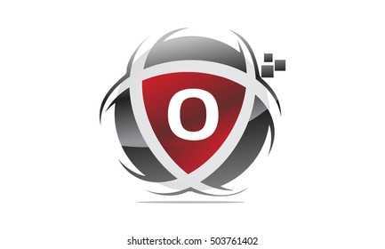 Technology Motion Synergy Letter O