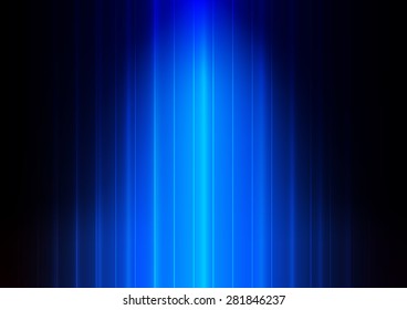 Technology moving concept on blue abstract background, vector illustration