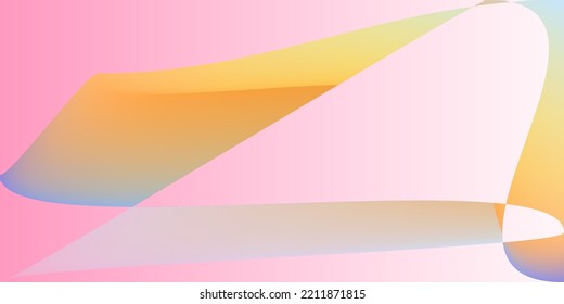 Technology Multicolor Pastel Modern Blurred Background. Digital Minimal Shape Color Illustration. Psychedelic Smooth Layers Rainbow Fluid Gradient Mesh. Neon Pink Dynamic Futuristic Modern Design.