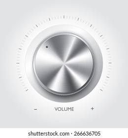 Technology music button, Vector