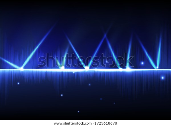 Technology music wave, abstract background\
vector illustration