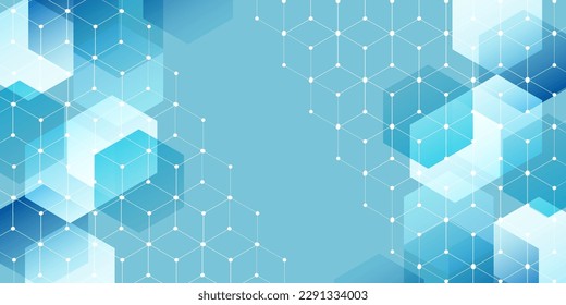 Technology network business science background