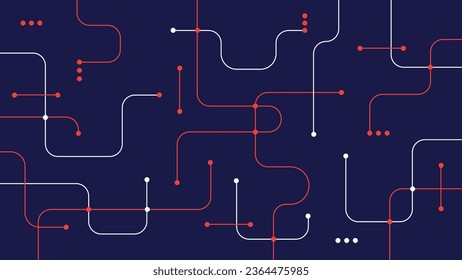 Technology network concept vector background