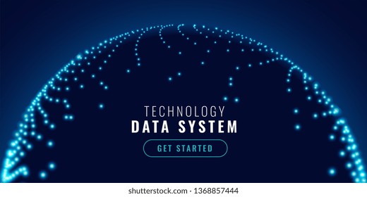 technology network connection concept banner