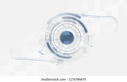 Technology network digital graphic design. Abstract background tone blue concept style.