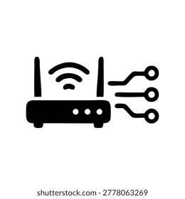 Technology Network Line Icons Set Data Connection and Digital Communication Symbols Minimalist black technology icons collection featuring data connection, networking, digital communication, cloud transfer, analytics, sharing, filtering, synchronization, and system integration concepts. Modern flat vector style suitable for UI or UX design, mobile apps, websites, dashboards, presentations, infographics, and technology branding projects.