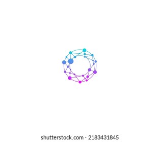 Technology O Letter Logo Vector Template Abstract Monogram Symbol