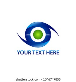 Technology orbit web rings logo design. Vector circle ring logo design