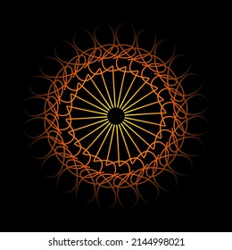 
technology ornament hologram circle, vector design