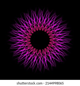 
technology ornament hologram circle, vector design
