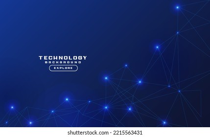 technology particle abstract background design