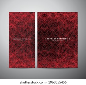 Technology particle design background. Abstract technology background Hi-tech communication concept futuristic digital innovation. Vector background.