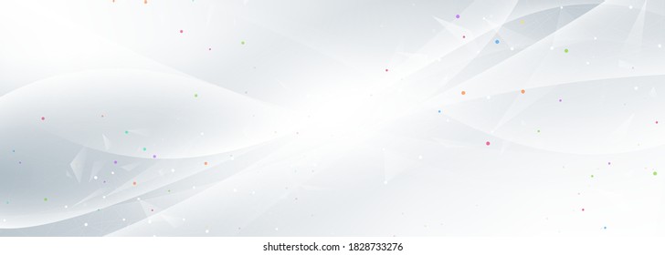 ilustración del vector de ciberseguridad de la red de partículas tecnológicas.