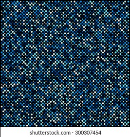 Technology pattern composed of blue Circles. Vector banners. 