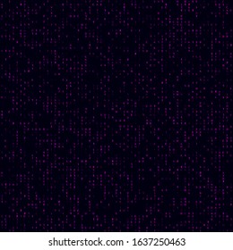 Technology pattern. Magenta sparse hexadecimal seamless pattern. Creative background. Cool vector illustration.