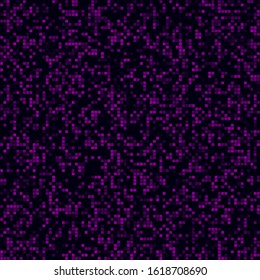 Technology pattern. Sparse pattern of multiple squares. Magenta colored seamless background. Stylish vector illustration.