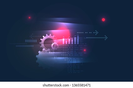 Technology Performance Abstract - Illustration as EPS 10 file
