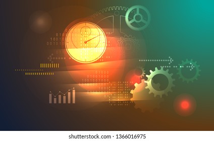 Technology Performance Abstract - Illustration as EPS 10 file