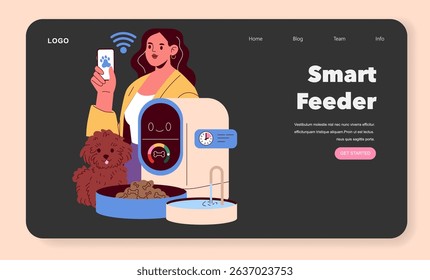 Technology in pet care enhances convenience and pet wellness. A smart feeder allows remote feeding and monitoring, ensuring pets receive meals without constant supervision. Engaging and practical