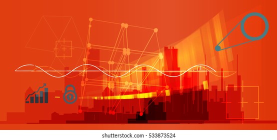 Technology Planning Abstract Background