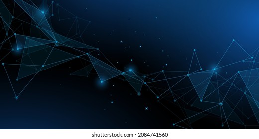 Technology with polygonal shapes. Technology graphic design background. Vector illustration. Vector Abstract technology circuit lines. Technology vector background.Eps10 vector illustration.